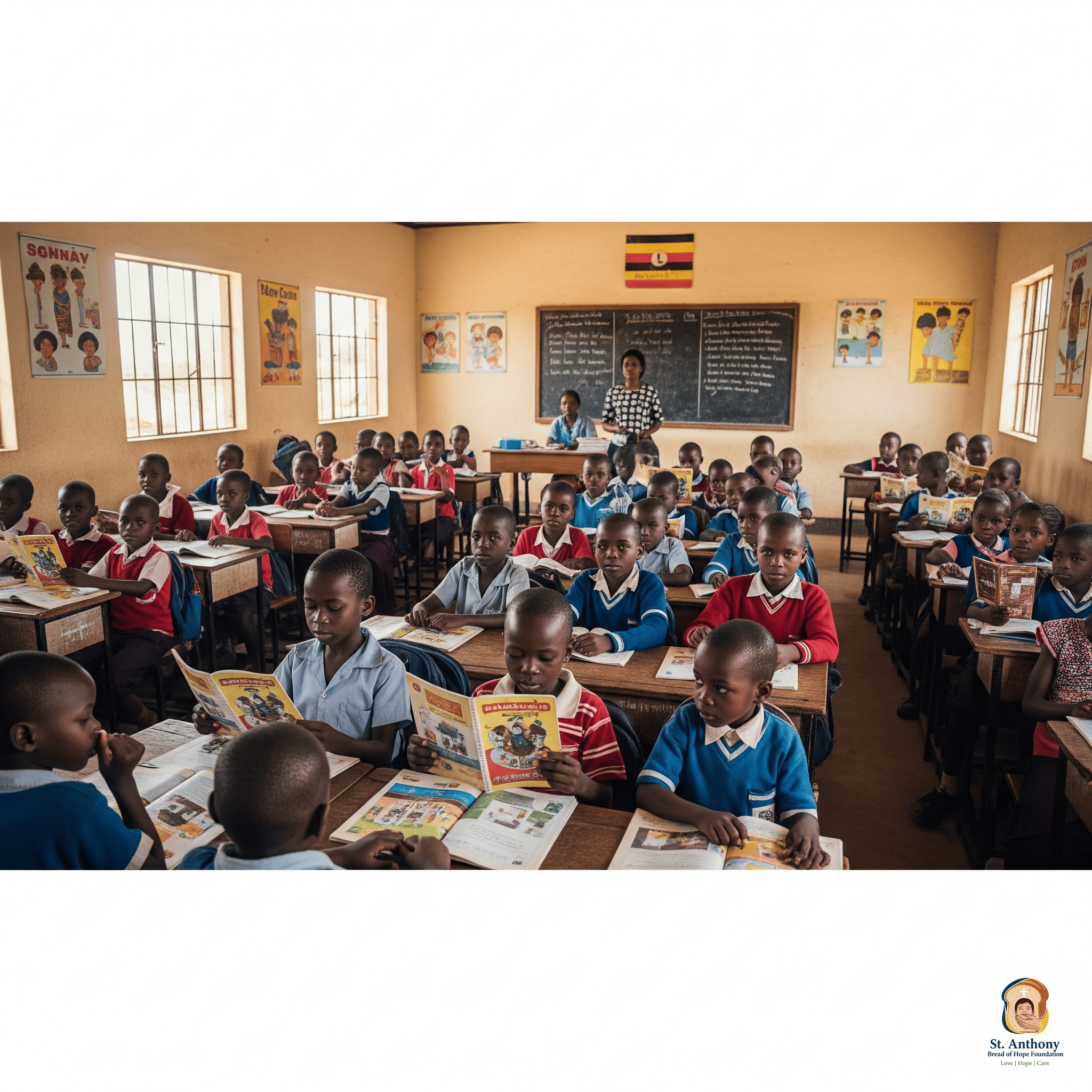 Children in a classroom